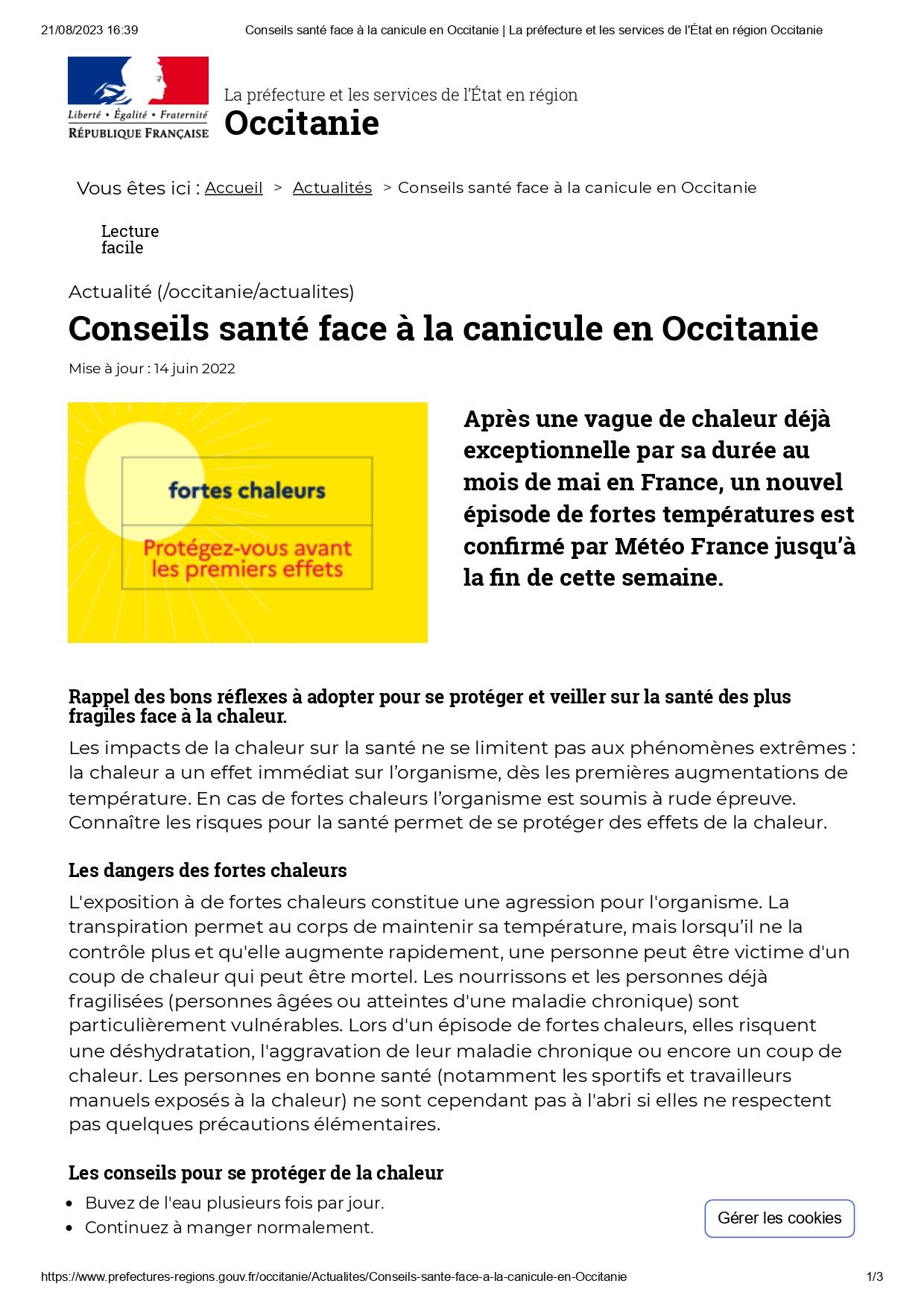 1conseils sante face a la canicule en occitanie la prefecture et les services de l etat en region occitanie page 0001