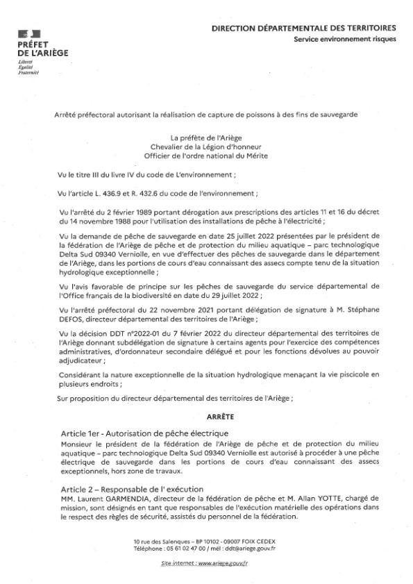 Arrete du 29 juillet 2022 pechesauvegarde departemental fdp1